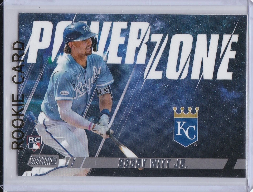 BOBBY WITT JR. ROOKIE CARD Kansas City Royals 2022 TOPPS STADIUM CLUB POWER ZONE - Image 1 of 2