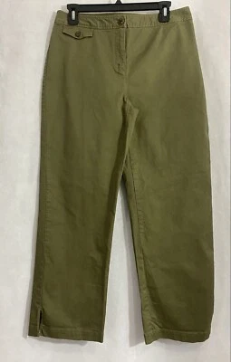 Pantalón elástico JH Collectibles para mujer talla 10 verde Foto 1 de 4