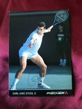 Autogramm CARL-UWE STEEB-Tennis-World Team-Cup Sieger '89-Fischer AK handsigned