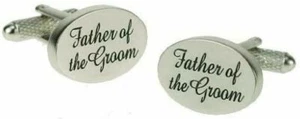 Onyx Arts CK533 Father of the Groom Men's Cufflink  - Picture 1 of 3