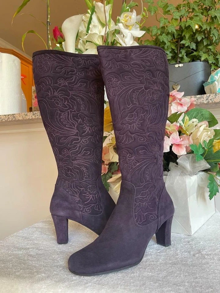 Botas Taryn Rose - Taryn Rose - Dulcie (Blackberry Quilt) tamanho 6 (bot1400 - Imagem 1 de 1