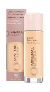 Mineral Fusion Liquid Foundation, Neutral 1- Fair, 1 oz - Picture 1 of 6