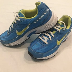 Nike Initiator sportliche Damen-Laufschuhe Größe 7 blau/gelb Top Zustand. - Bild 1 von 9