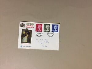 GB 1970 fdc with high value QE stamps