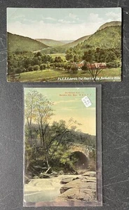 Berkshire Hills Massachusetts B & A.R.R. Vintage Postcard Lot - Picture 1 of 2