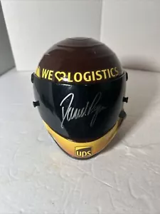 ***RARE*** DAVID RAGAN UPS AUTOGRAPHED SIGNED REPLICA MINI HELMET - Picture 1 of 8