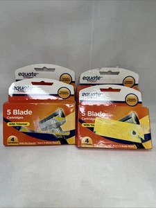 Ricarica rasoio Equate 5 lame 4 cartucce SOLO RICARICA lotto di 4 in scatola totale 16 - Foto 1 di 3
