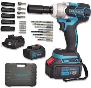 1/2 Zoll Akku-Schlagschrauber, 300 Fuß-Pfund maximales Drehmoment, bürstenloser Motor, 2 Stück... - Bild 1 von 6