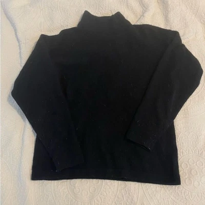 Suéter Vintage Cherokee Talla Grande Negro Lana de Cordero Angora Mezcla de Pelo de Conejo Foto 1 de 4