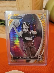 2023-24 Spectra Julian Strawther Titan Red Yellow /49 Nuggets NBA - Bild 1 von 3