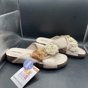 Sandalias de gamuza Muk Luk talla 8 para mujer nuevas con etiquetas - Imagen 1 de 5