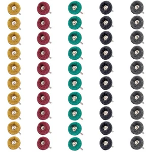 50 PCS Abrasive Buffing Wheels,1 Inch Buffing Polishing Wheel Set for Rotary ... - Picture 1 of 7
