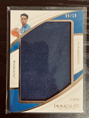 2019-20 Panini Immaculate PJ Washington RC | Jumbo Patch Caps /10 | UK Rookie🏰 - Image 1 of 4
