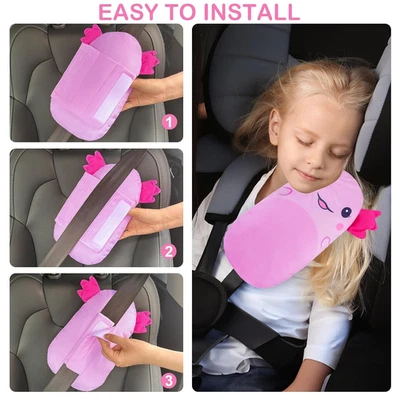 Seatbelt Covers for Kids Car Seat Strap Pads Seat Belt Pillow Adjust Seat Bel... - Image 1 of 4
