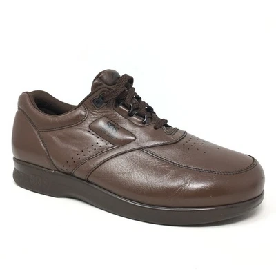 SAS Time Out Walking Shoes Oxfords Sneakers Mens Size 10 2E Brown Leather Ortho - Image 1 of 4