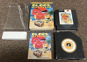 DUDES WITH ATTITUDE Game complete with Box & Manual Nintendo NES