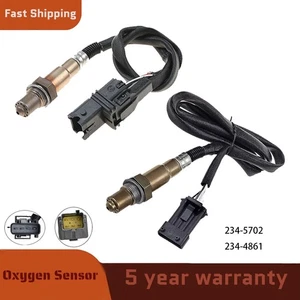 2pcs Oxygen Sensor Up+Down For Volvo C30 2007-2013 & C70 2006-2013 2.5L L5 Turbo - Picture 1 of 11