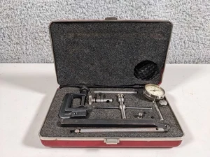 LS Starrett Universal Back Plunger Messuhr Werkzeug Set 196 mit Etui - Bild 1 von 3