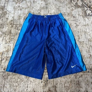 Nike Lm Basketball Shorts Mens Size XL Blue Activewear No Drawstring - Picture 1 of 4