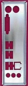 OEM I/O Shield For ASRock H110M-I Motherboard Backplate IO - Bild 1 von 1