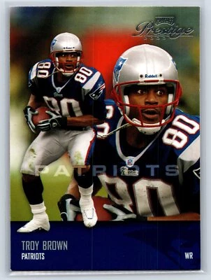 2003 Playoff Prestige #85 Troy Brown New England Patriots - Image 1 of 2