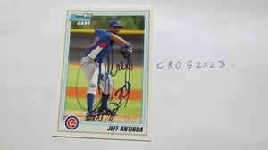2010 Bowman Jeff Antigua signed Baseball Card (5) - Picture 1 of 2
