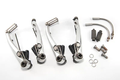 Vintage Shimano Deore XT BR-M739 V-brakes/linear pull brakes, silver - Image 1 of 3