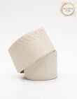 RRP€195 PLEIN SUD PAR FAYCAL AMOR Leather Belt Size FR 38 M Wide Made in Italy