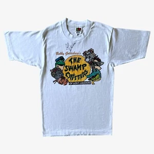 Vintage 90s Bobby Goldshores Swamp Critters Lost Lagoon Single Stitch Top, Retro - Picture 1 of 10