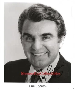 PAUL PICERNI The Untouchables / Lee Hobson signed Autogramm 8x10 s/w Foto - Bild 1 von 1