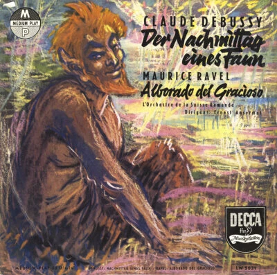 DEBUSSY Faun Prelude RAVEL Alborado del Gracioso ANSERMET Decca LW-5031 10" EX - Image 1 of 3
