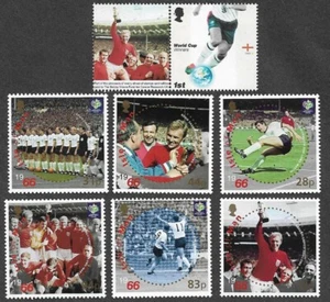 FOOTBALL ENGLAND WINNERS(1966) ROYAL MAIL AND I.O.MAN(2006) STAMPS MNH - Picture 1 of 1