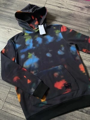 PAUL SMITH MAINLINE INK SPILL PRINT HOODIE SIZE S-M RETAIL BNWT Foto 1 de 4