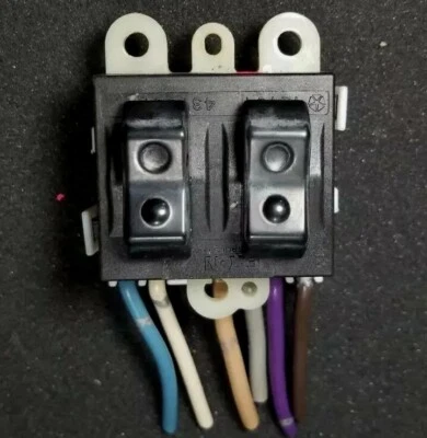 Chrysler Lebaron 1989 cupé 2 puertas consola central interruptor de ventana eléctrica principal fabricante de equipos originales Foto 1 de 4