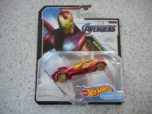 HOT WHEELS DIE CAST CHARACTER CARS MARVEL AVENGERS IRON MAN - Picture 1 of 2