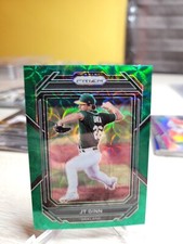 2023 Panini Prizm Baseball #39 JT Ginn Hobby Green Scope Prizm #'d /75
