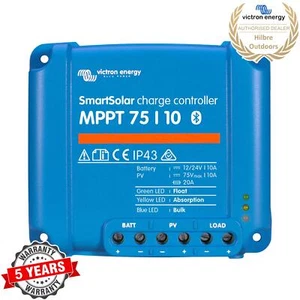 CONTROLADOR DE CARGA DE BATERÍA VICTRON MPPT SMARTSOLAR OCIO 75 VOLTIOS 10 AMPERIOS - Imagen 1 de 2