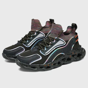 Casual Shoes for Men Blade Sole Athletic Shoes Mesh Breathable Sneakers - Picture 1 of 37