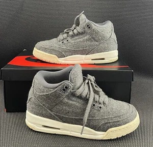 Größe 5Y Air Jordan 3s Retro Wool Grey 861427 004 - Bild 1 von 7