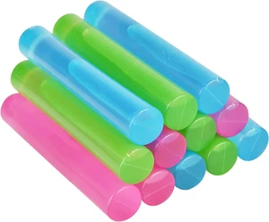12 Pack Reusable Ice Cubes for Drinks Quick Freeze Reusable Water Bottle Ice ... - Picture 1 of 6