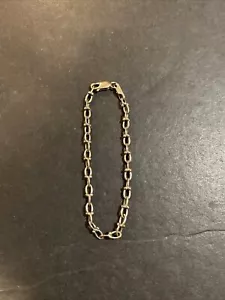 Vintage 14K White Gold Link Chain Bracelet - Picture 1 of 8