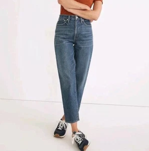 MADEWELL High-Rise Balloon Jeans in Corson Wash Size 26 Style# NA929 High-Rise - Picture 1 of 11