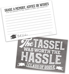 2025 Graduation Wishes and Advice Cards - 50 Count - Share a Memory, Advice and - Picture 1 of 12
