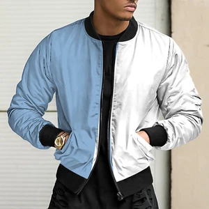 Men Outwear Coat Male Thin Daily Long Sleeve Loose Pocket Casual Jackets Outdoor - Picture 1 of 16