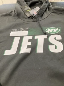 PARA HOMBRES NIKE THERMA FIT ON FIELD NEW YORK JETS SUDADERA CON CAPUCHA 4XL GRIS OSCURO NUEVO CON ETIQUETAS - Imagen 1 de 6
