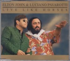ELTON JOHN & LUCIANO PAVAROTTI Live Like Horses MCD 1996 RAR & NEUWARE 90s Hit !