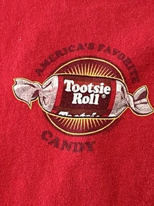 Vintage Tootsie Roll Americas Favorite Candy Promo Womens XL T Shirt Fast Ship! - Picture 1 of 7