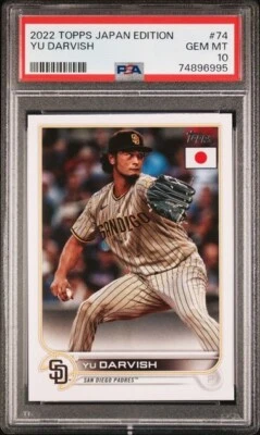 (PSA 10) 2022 Topps Japan Edition #74, Yu Darvish - Image 1 of 2