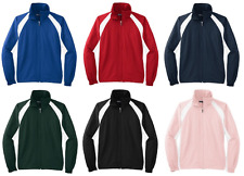 Sport-Tek Women's Full Zip Golf Casual Athletic Windshirt Jacket NEW L712
