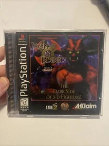 Dungeons & Dragons Iron and Blood Sony Playstation 1996 PS1 Manual CIB Mint - Picture 1 of 5